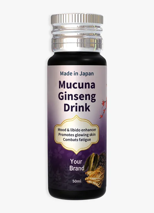 Mucuna Mood Enhancer and Vitality Drink with Ginseng - 50ml (UPC#MG10115)