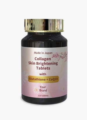 Collagen & Glutathione Skin Brightening Tablets - Triangular Tablets (UPC#DB10306)
