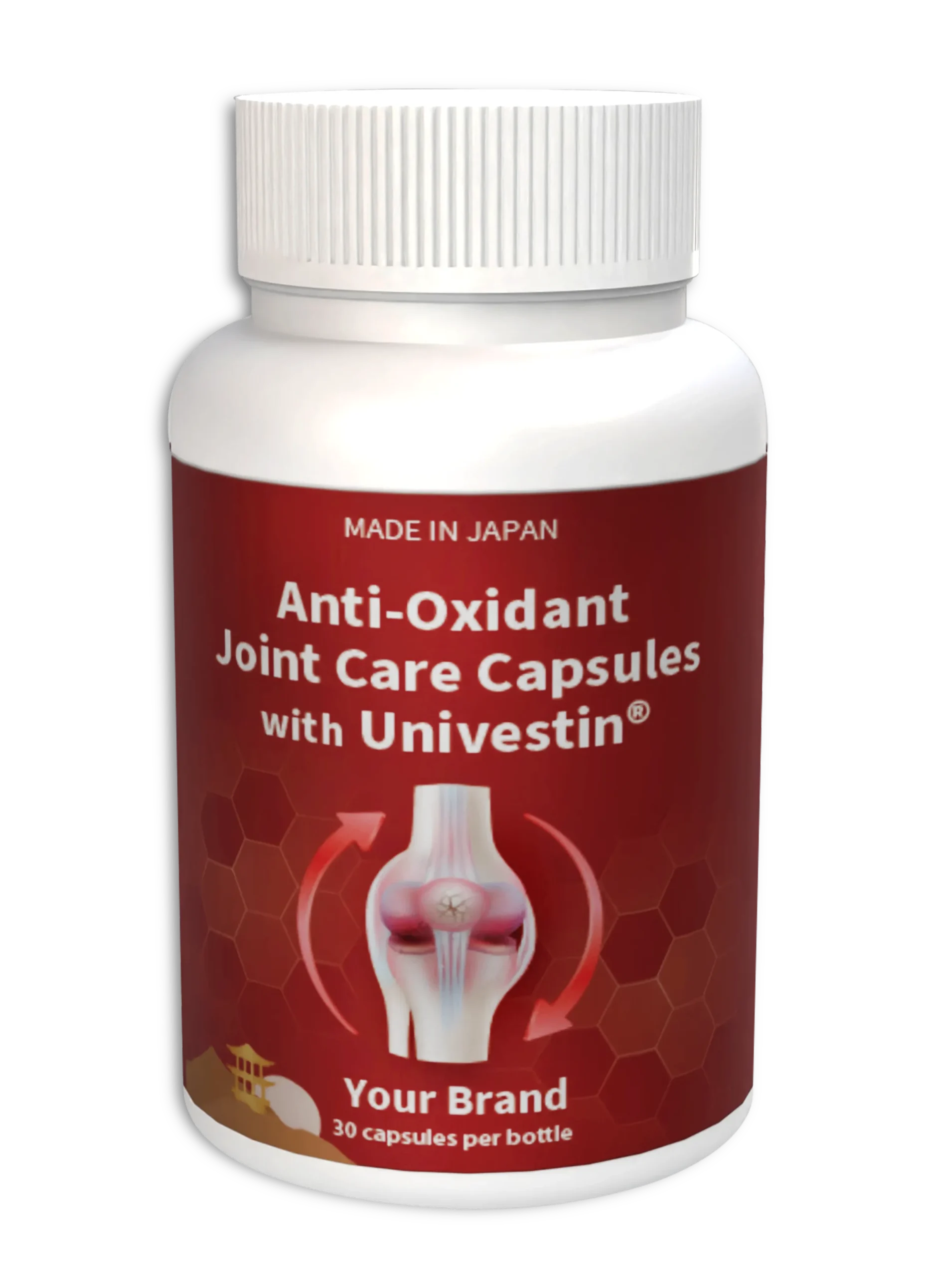 Antioxidants Joint Care Capsules with Univestin for joint flexibility, mobility support, and daily antioxidant wellness.