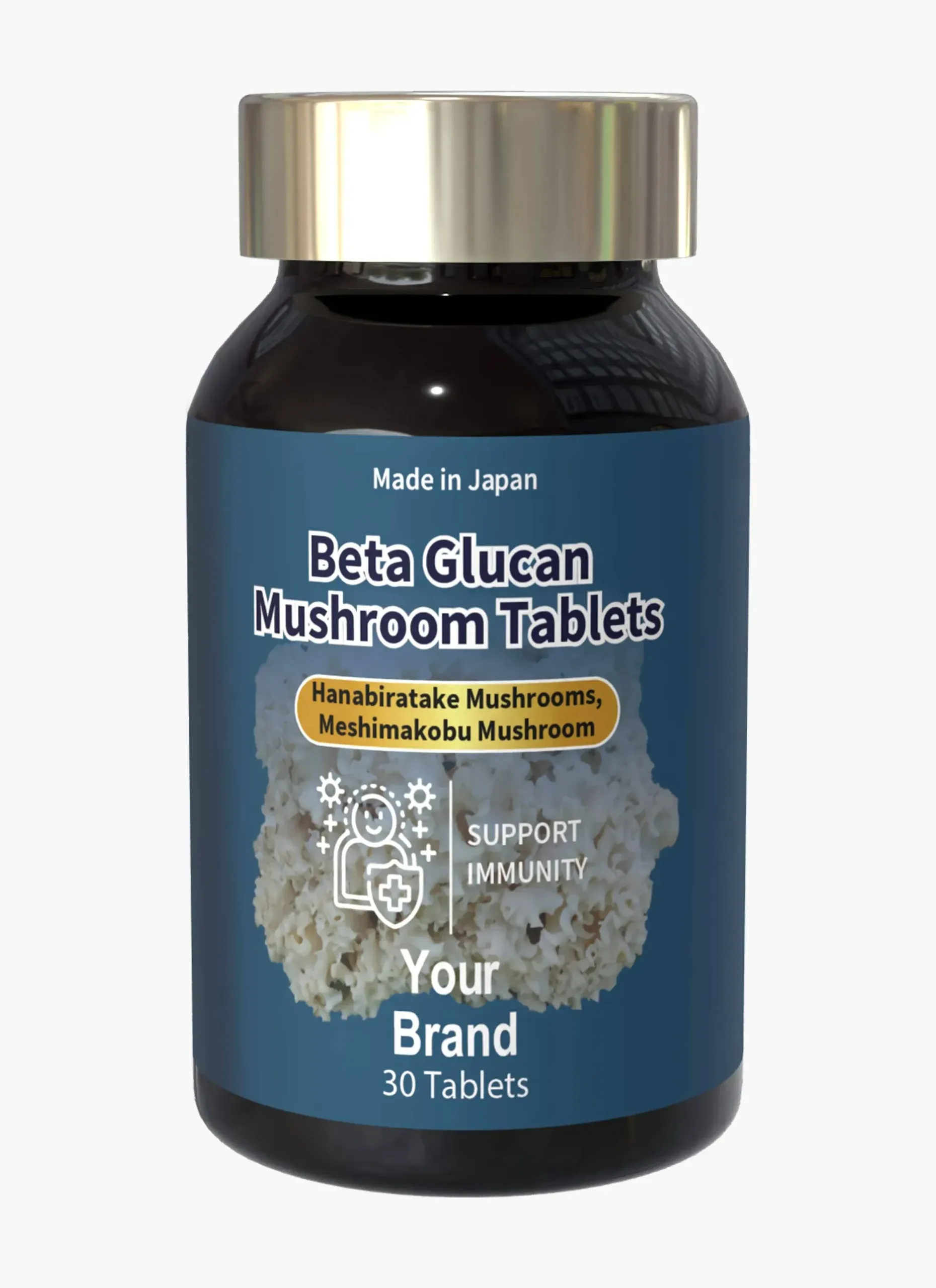Beta Glucan Mushroom Tablets (240 tablets) (UPC#DB30301)