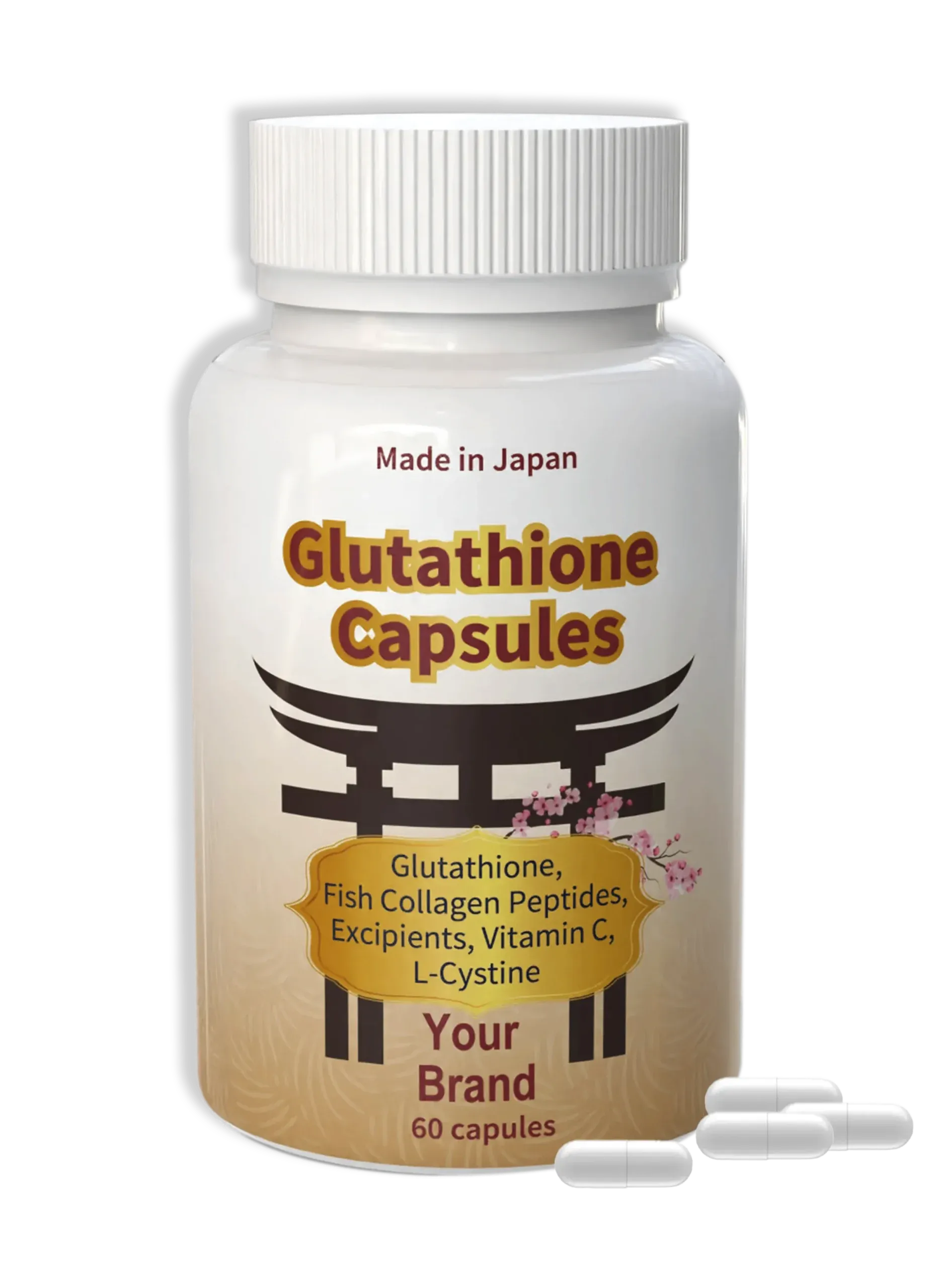 Naturally occuring Glutathione Capsules
