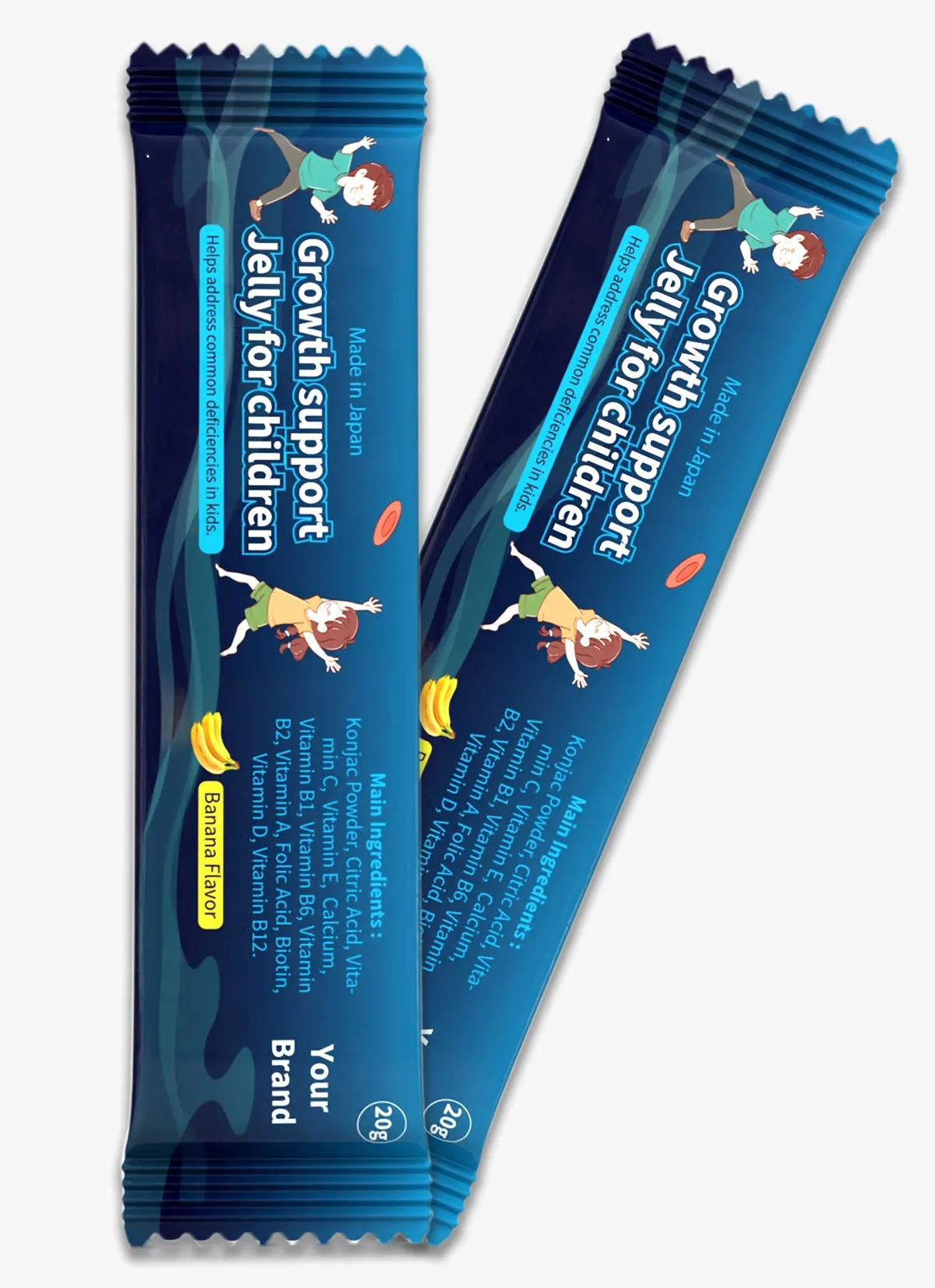 Growth Support Jelly for Children - Banana Flavor