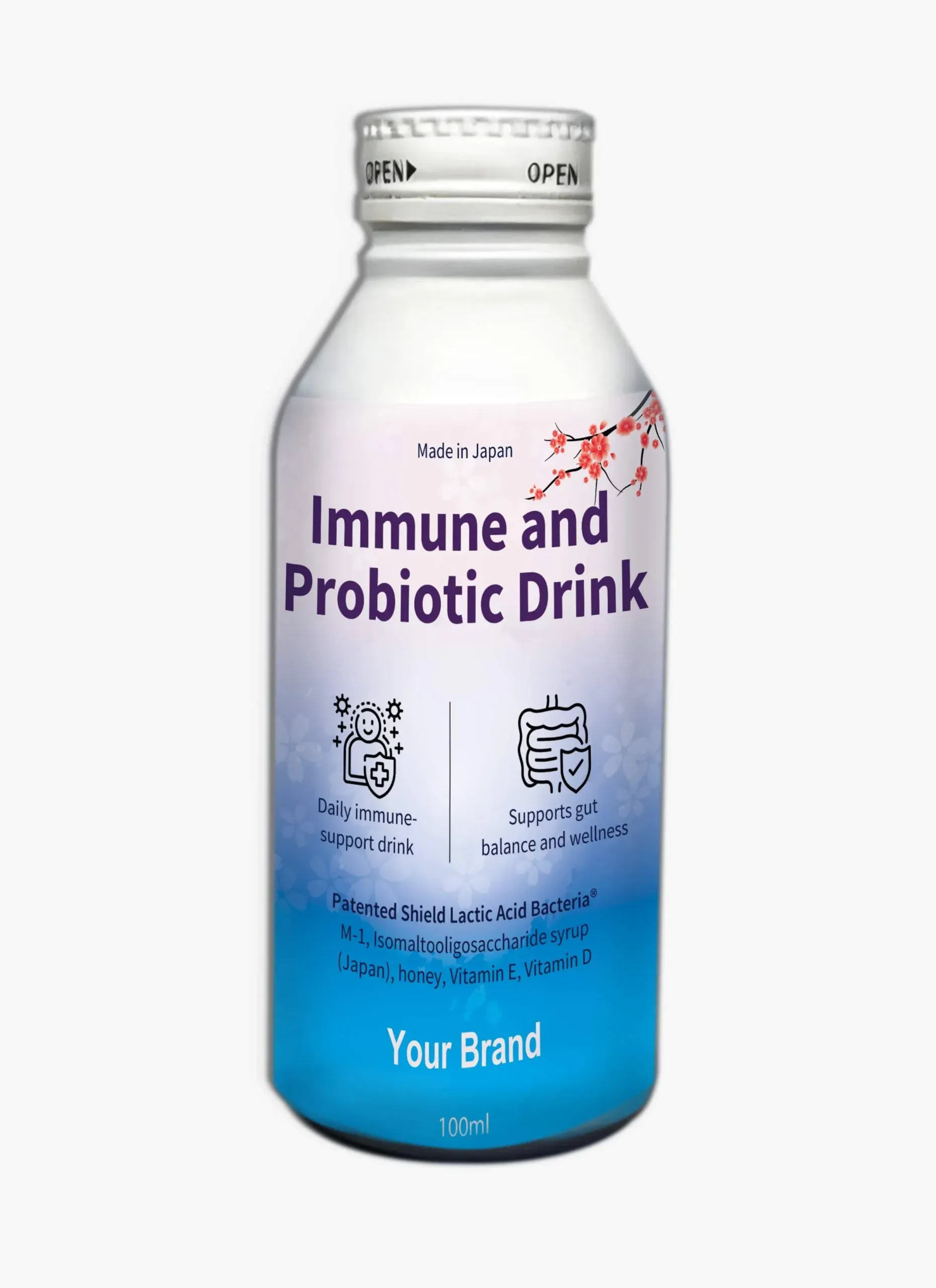Immune and Probiotic Drink - Yogurt Flavor