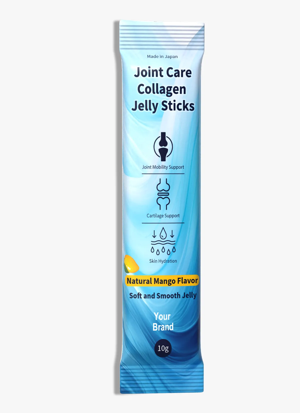 Joint Care Collagen Jelly Sticks | Joint Mobility & Skin Hydration | Made in Japan | Mango Flavor