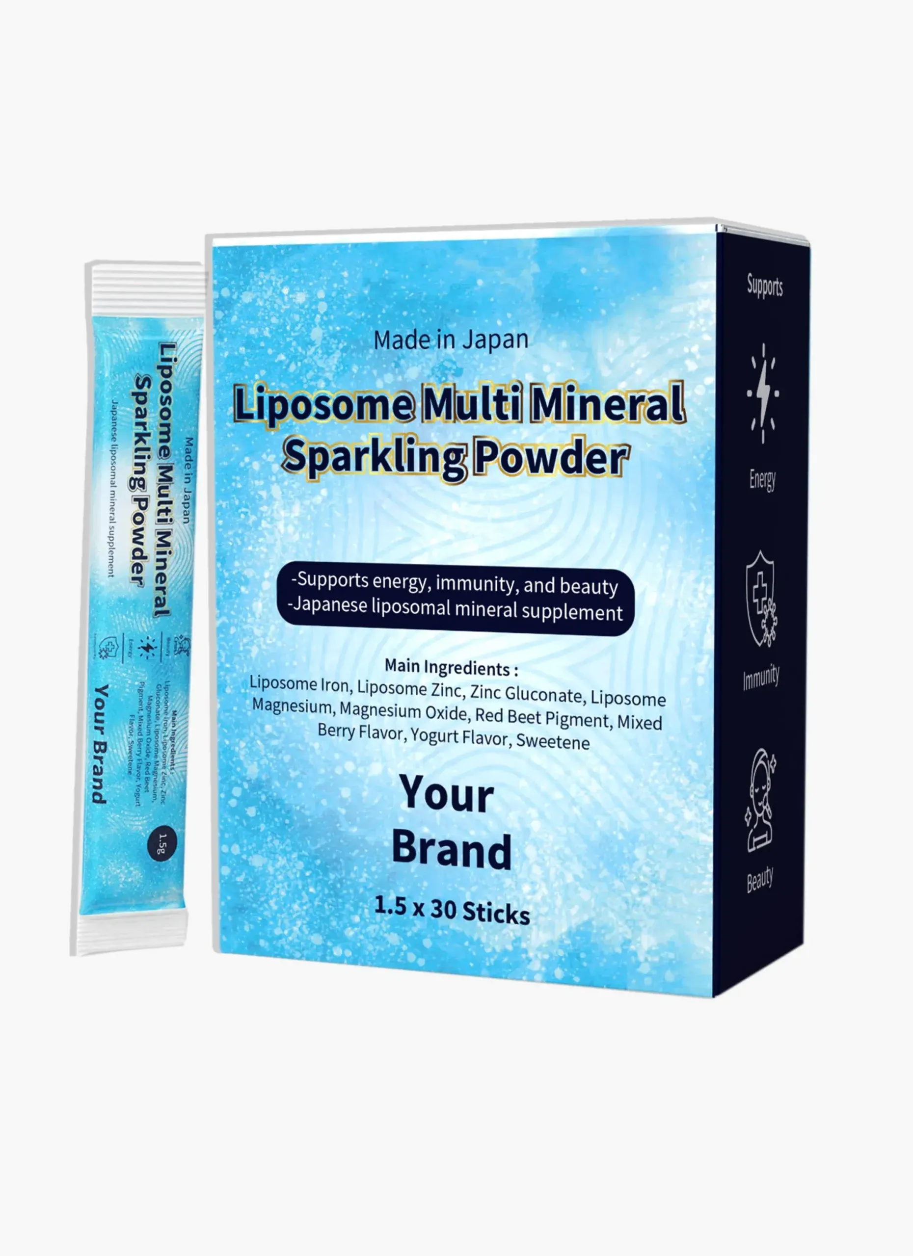 Liposome Multi Mineral Sparkling Powder