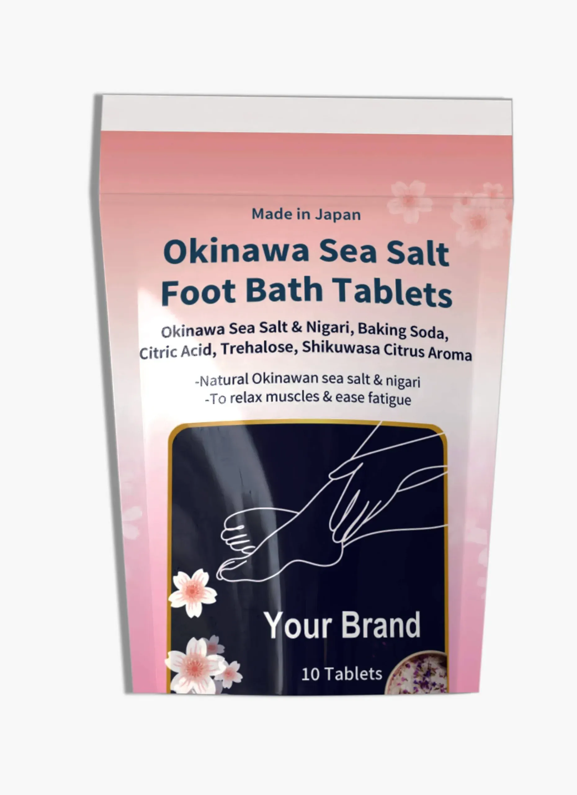 Okinawa Sea Salt Foot Care Bath Tablets