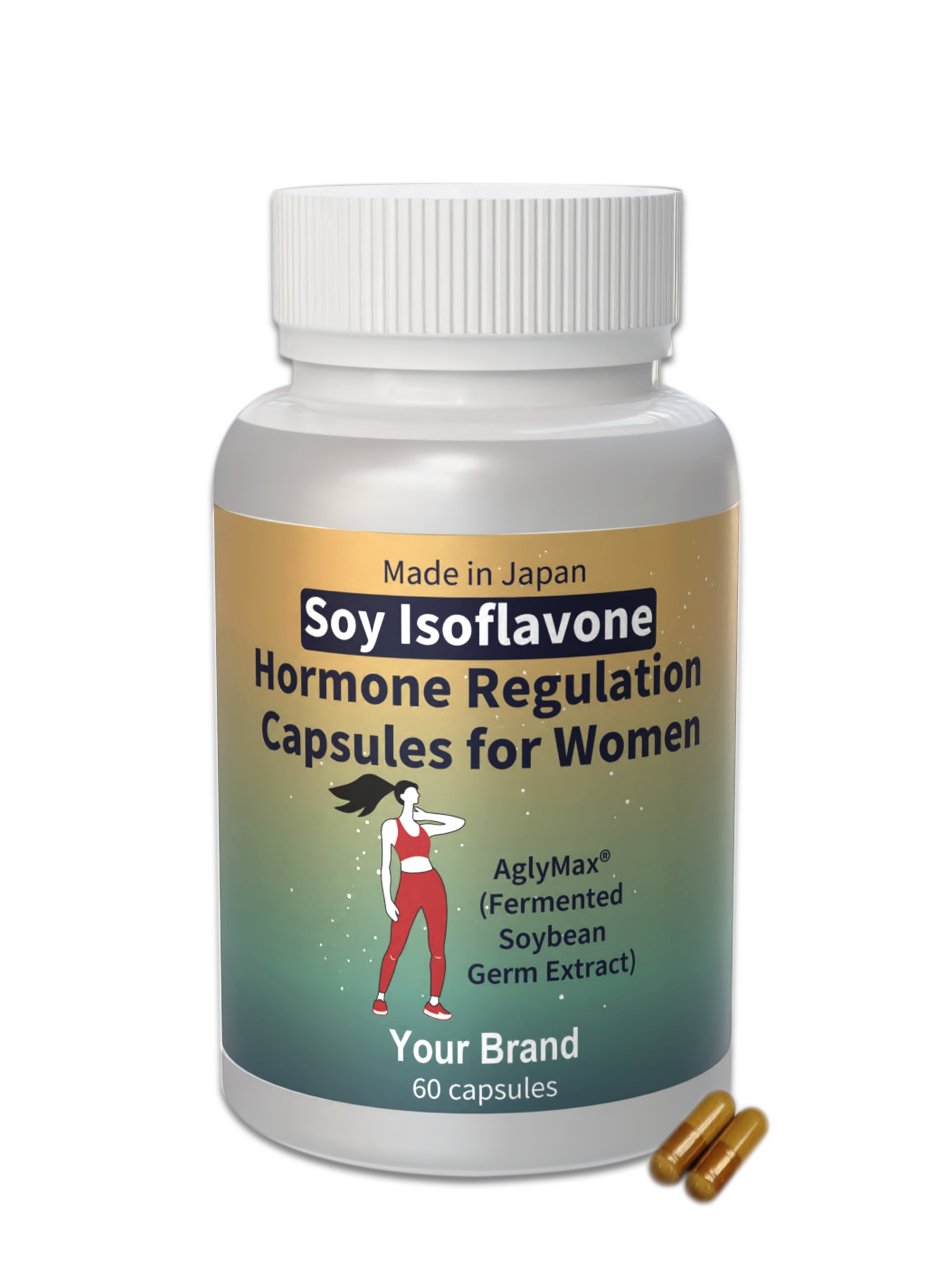 Soy Isoflavone Hormone Regulation Capsules for Women