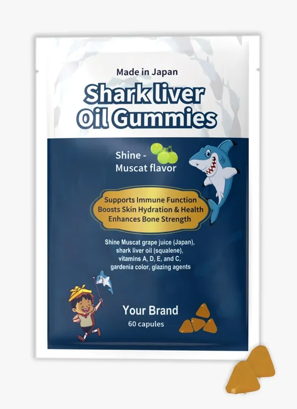 Shark Liver Oil Gummies with Shine Muscat-flavor